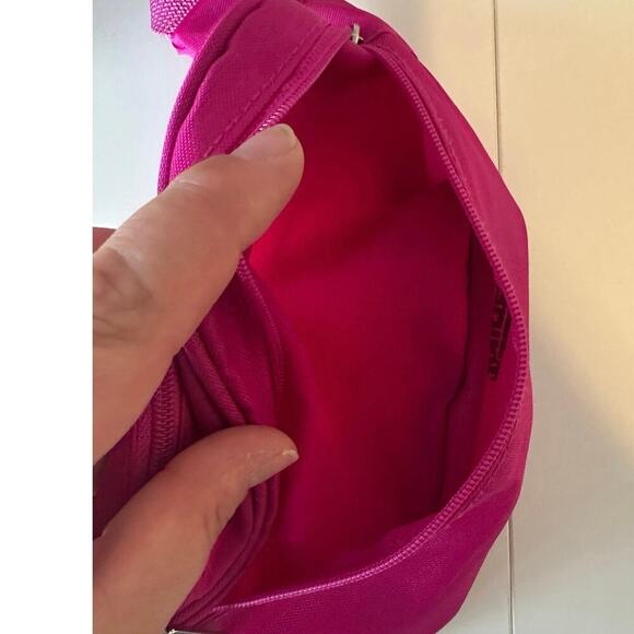 Vintage 90s Y2K Tournell Zip Fanny Pack Adjustable Waist Buckle Closure Pink - Picture 5 of 8
